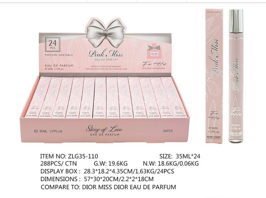 Muestras de Perfume al por Mayor para Comercio Exterior, Fragancia Portátil de Larga Duración de 35ml, Muestras de Perfume Árabe Unisex. ZLG-110 imagen 1