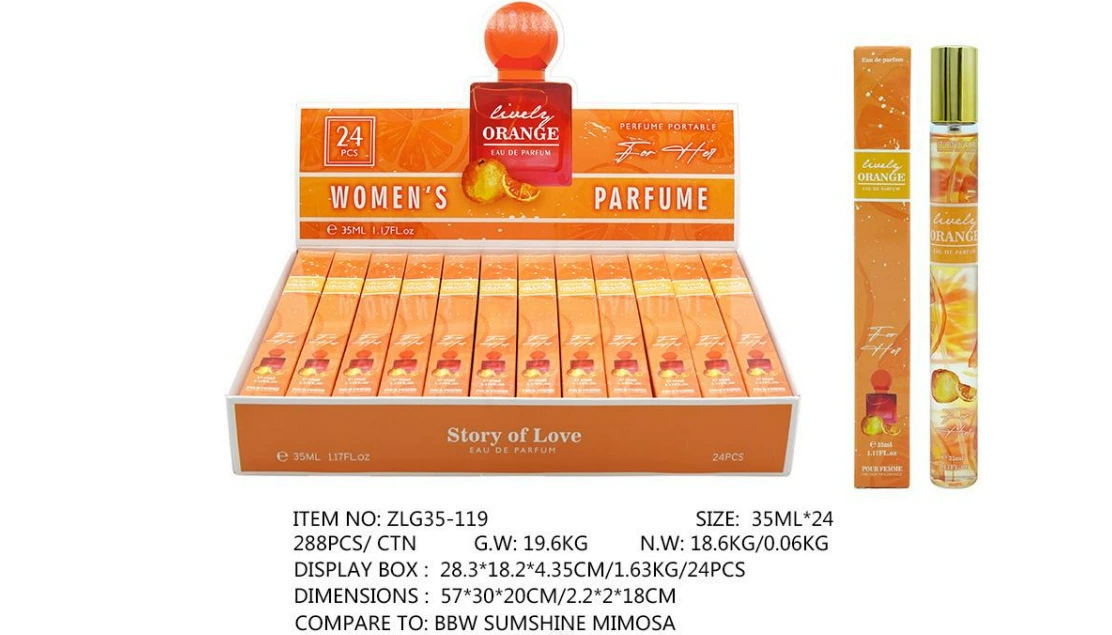 Muestras de Perfume al por Mayor para Comercio Exterior, Fragancia Portátil de Larga Duración de 35ml, Muestras de Perfume Árabe Unisex. ZLG-119 imagen 1