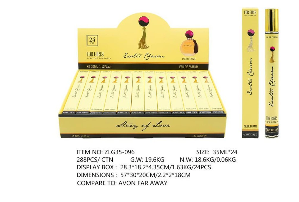 Muestras de Perfume al por Mayor para Comercio Exterior, Fragancia Portátil de Larga Duración de 35ml, Muestras de Perfume Árabe Unisex. ZLG-096 imagen 1