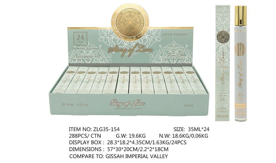 Muestras de Perfume al por Mayor para Comercio Exterior, Fragancia Portátil de Larga Duración de 35ml, Muestras de Perfume Árabe Unisex. ZLG-154 imagen 1