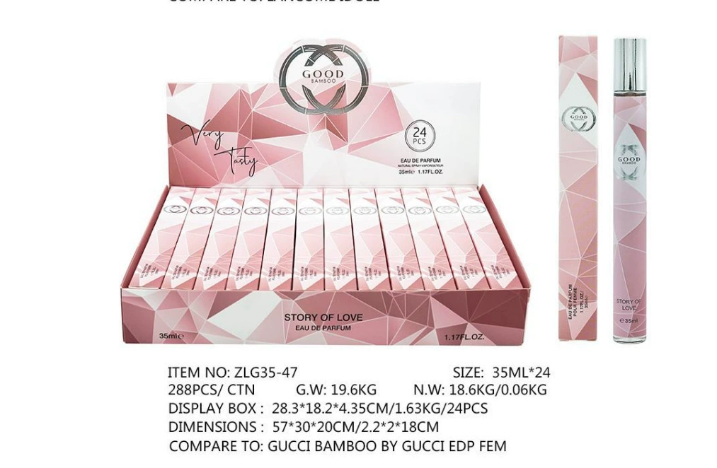 Muestras de Perfume al por Mayor para Comercio Exterior, Fragancia Portátil de Larga Duración de 35ml, Muestras de Perfume Árabe Unisex. ZLG-047 imagen 1