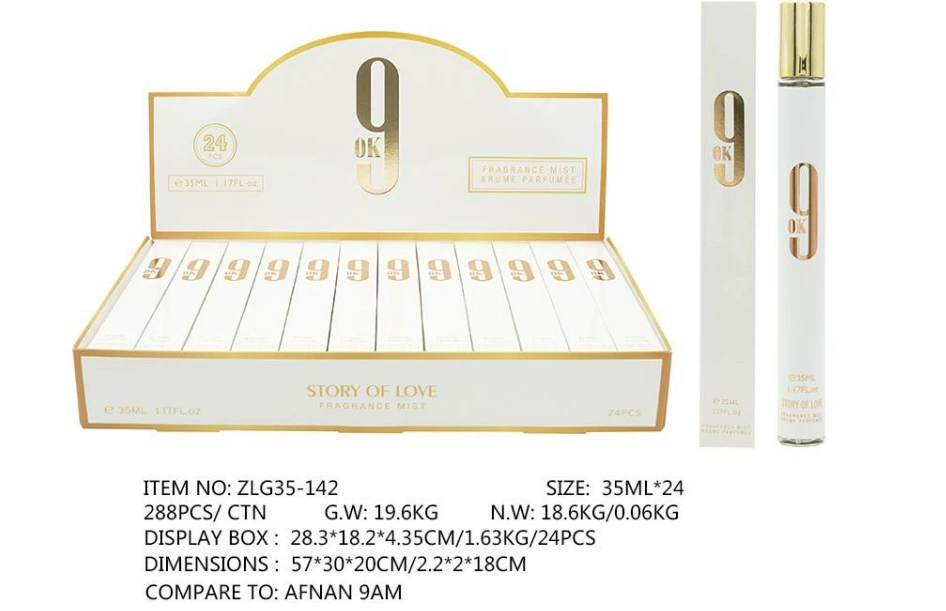 Muestras de Perfume al por Mayor para Comercio Exterior, Fragancia Portátil de Larga Duración de 35ml, Muestras de Perfume Árabe Unisex. ZLG-142 imagen 1