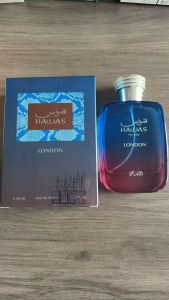 Éxito de ventas transfronterizo: Hawas Rasas - Perfume de lujo para hombre de la marca árabe de Oriente Medio Dubai (Stock auténtico de mostrador) Color de alta calidad imagen 1
