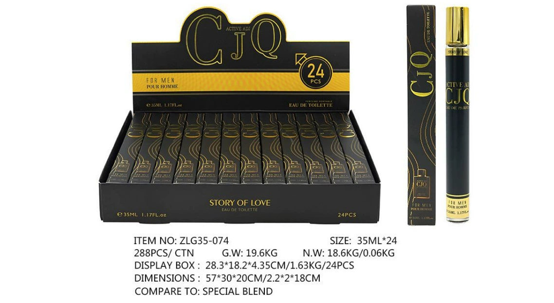 Muestras de Perfume al por Mayor para Comercio Exterior, Fragancia Portátil de Larga Duración de 35ml, Muestras de Perfume Árabe Unisex. ZLG-074 imagen 1