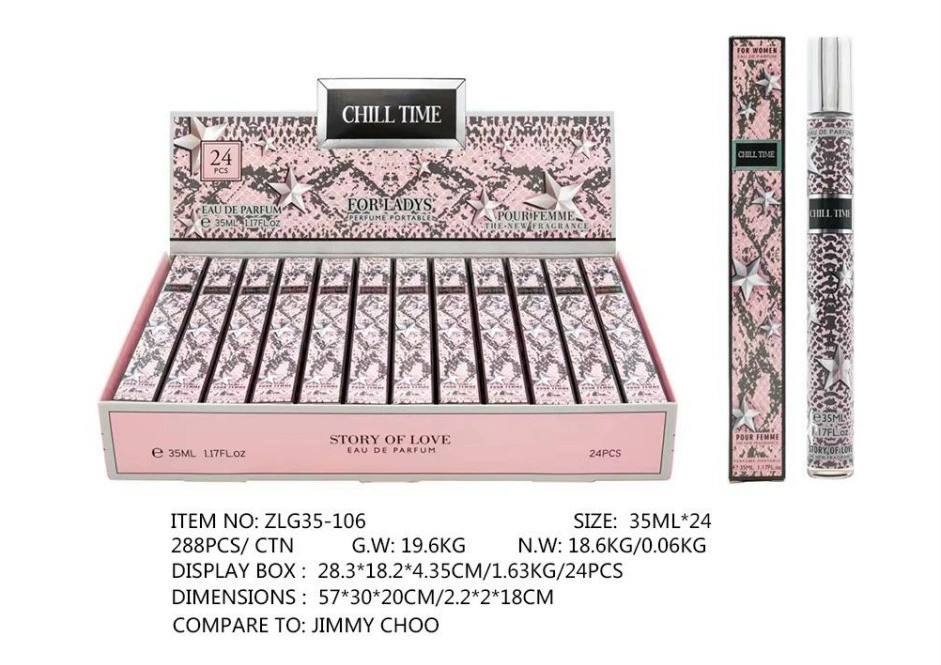 Muestras de Perfume al por Mayor para Comercio Exterior, Fragancia Portátil de Larga Duración de 35ml, Muestras de Perfume Árabe Unisex. ZLG-106 imagen 1