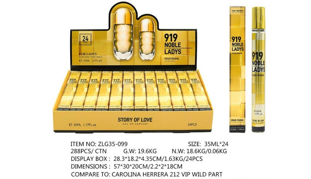Muestras de Perfume al por Mayor para Comercio Exterior, Fragancia Portátil de Larga Duración de 35ml, Muestras de Perfume Árabe Unisex. ZLG-099 imagen 1