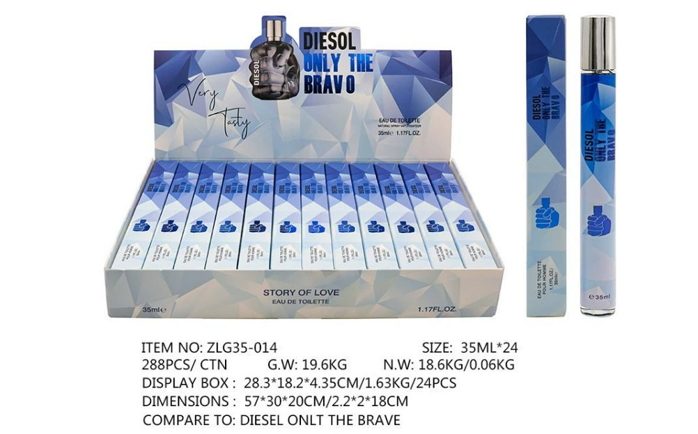 Muestras de Perfume al por Mayor para Comercio Exterior, Fragancia Portátil de Larga Duración de 35ml, Muestras de Perfume Árabe Unisex. ZLG-014 imagen 1