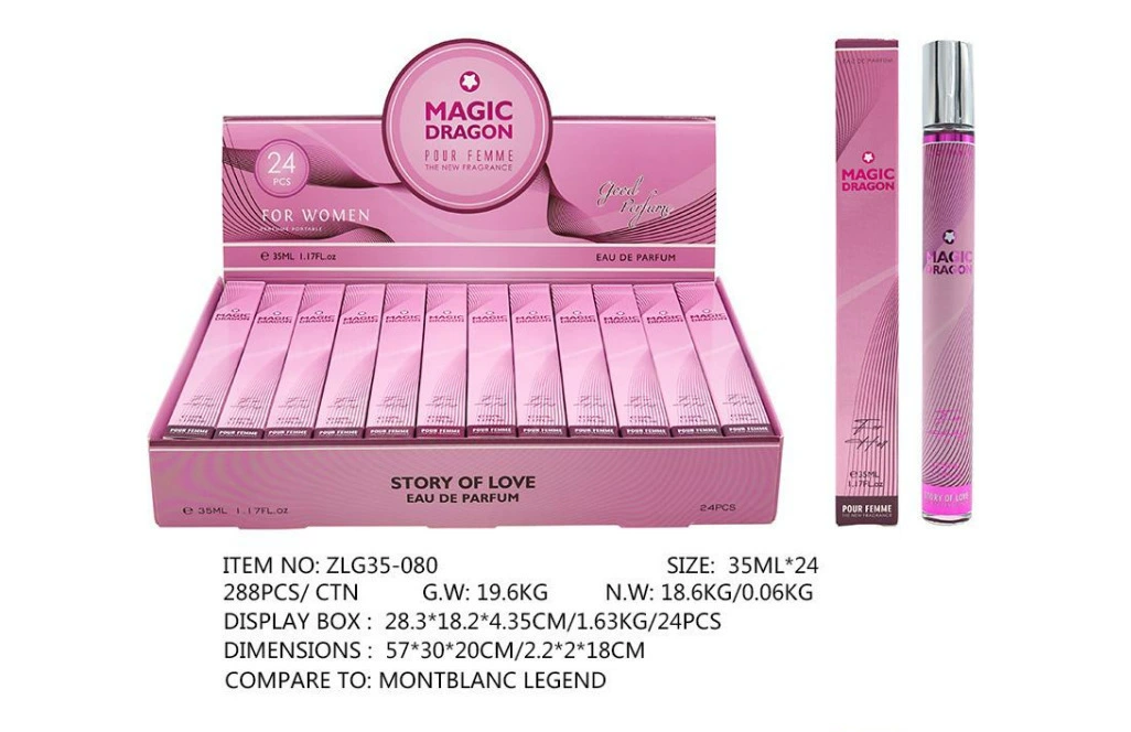 Muestras de Perfume al por Mayor para Comercio Exterior, Fragancia Portátil de Larga Duración de 35ml, Muestras de Perfume Árabe Unisex. ZLG-080 imagen 1