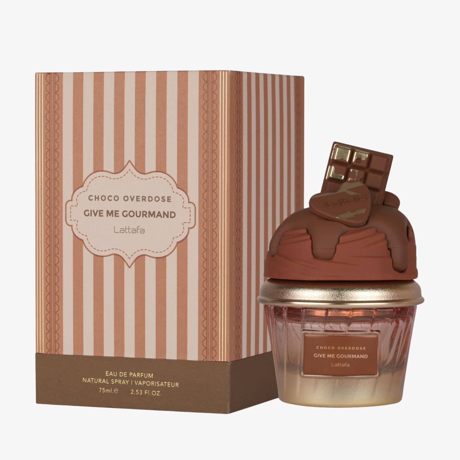 Nueva llegada transfronteriza: perfume Lattafa Choco Overdose Lattafa, chocolate negro, dulce de leche y caramelo. Chocolate 75ml imagen 1