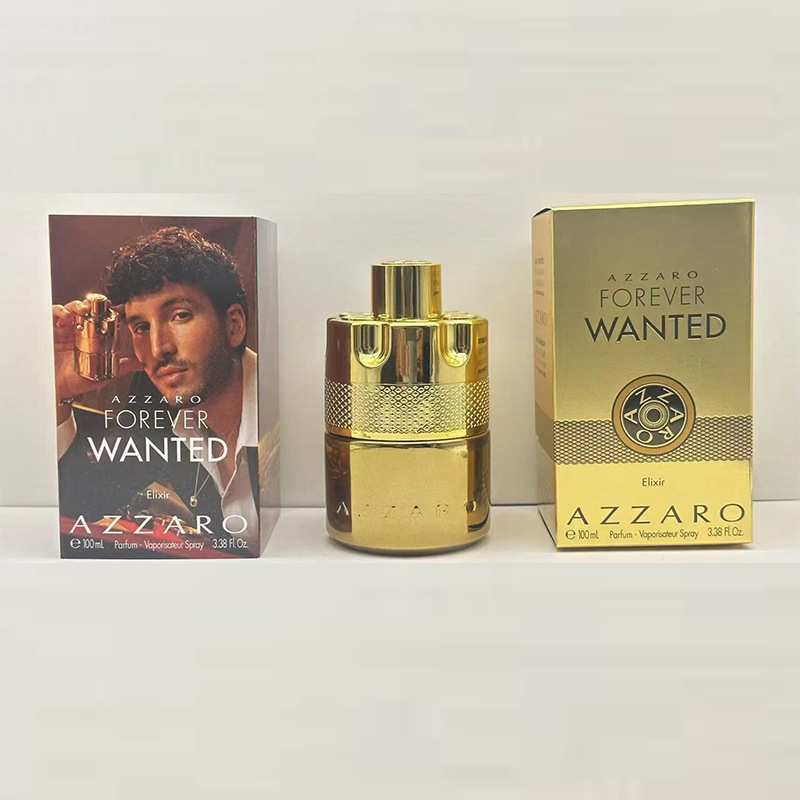 Venta al por mayor de perfumes masculinos de gran demanda en Oriente Medio y Árabe: Azzaro Midnight Pursuit Wanted - Fragancia intensa oro imagen 1
