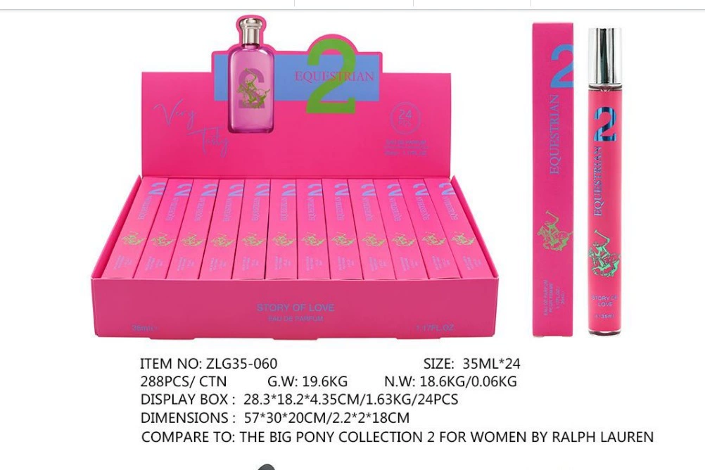 Muestras de Perfume al por Mayor para Comercio Exterior, Fragancia Portátil de Larga Duración de 35ml, Muestras de Perfume Árabe Unisex. ZLG-060 imagen 1