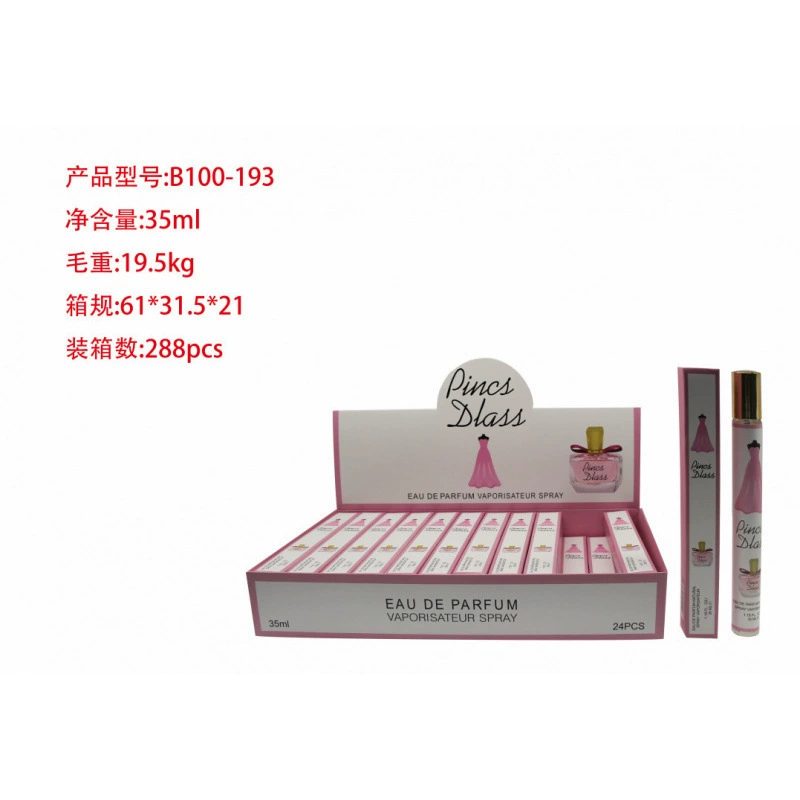 Frascos de muestra portátiles para mujer - Fragancia de larga duración - Venta al por mayor de perfumes populares de Oriente Medio, Dubái y Arabia para exportación. B100-193 imagen 1
