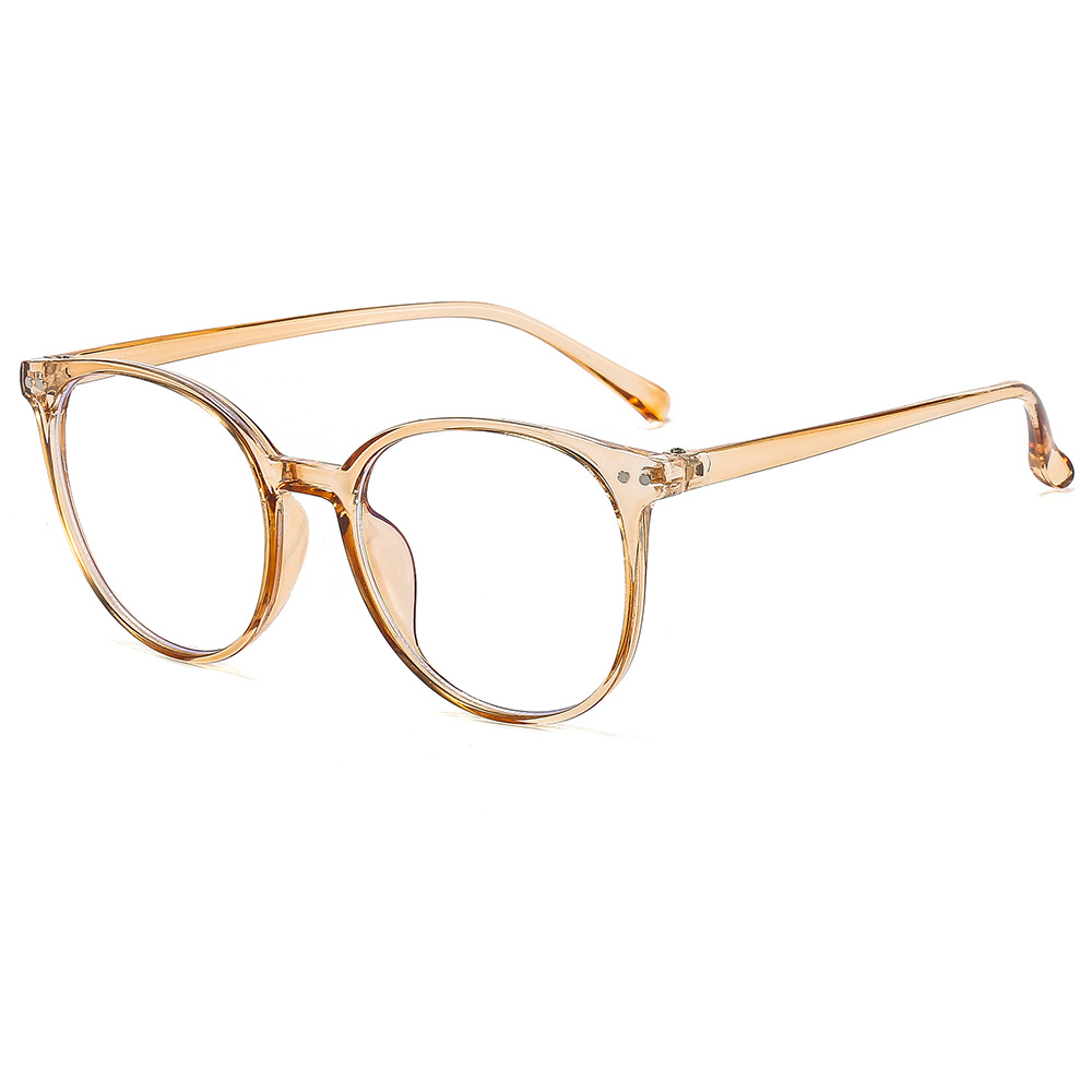 Gafas Anti-Luz Azul Adelgazamiento Facial Femenino - Marco transparente color te con pelicula blanca imagen 1