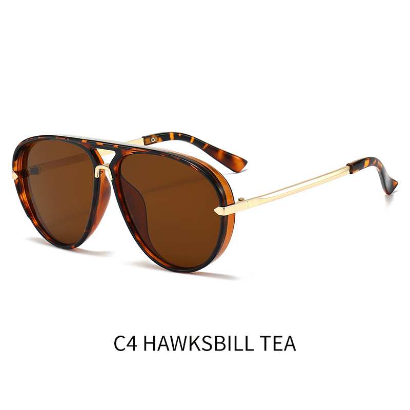 Gafas de Sol Retro Estilo Aviador Vintage - Rebanadas de te de tofu imagen 1
