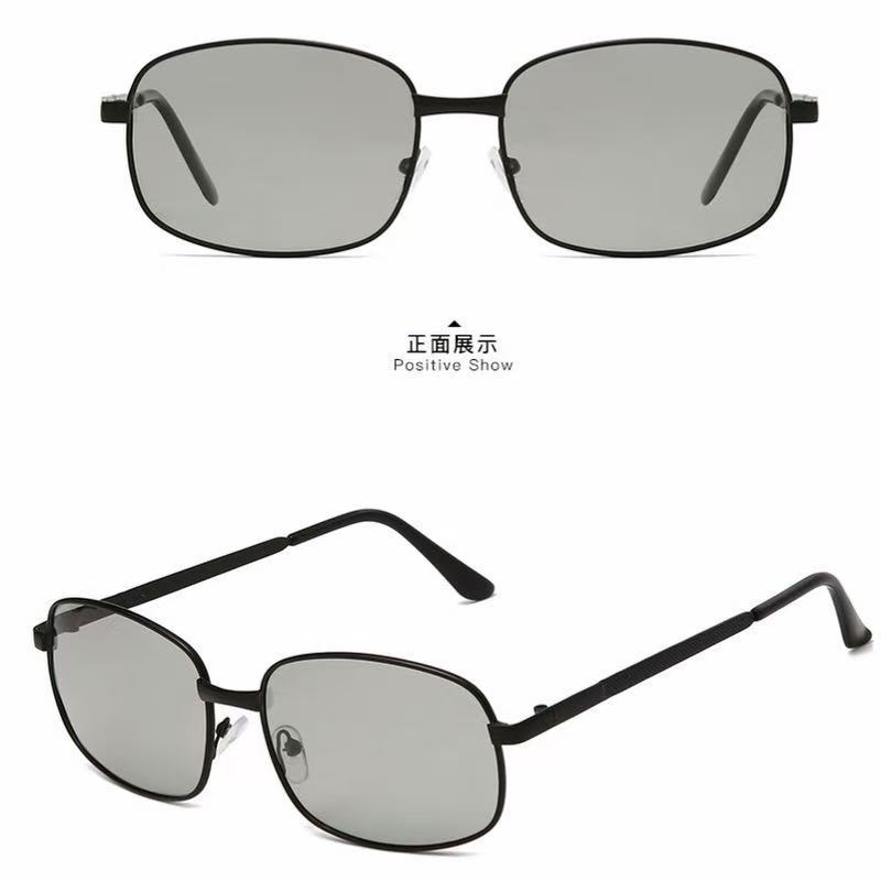 Gafas de Sol Polarizadas Fotocromaticas Pesca Conducir - Pelicula polarizada que cambia de color con marco negro imagen 1