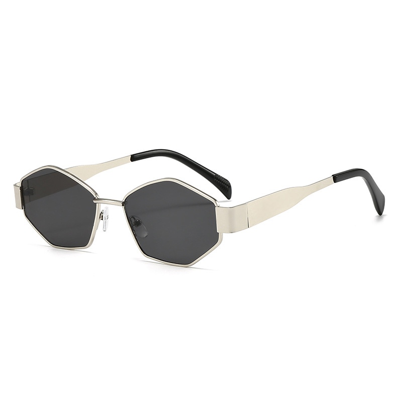 Gafas de Sol Rombo Arco del Triunfo - Frame plateado negro y gris imagen 1