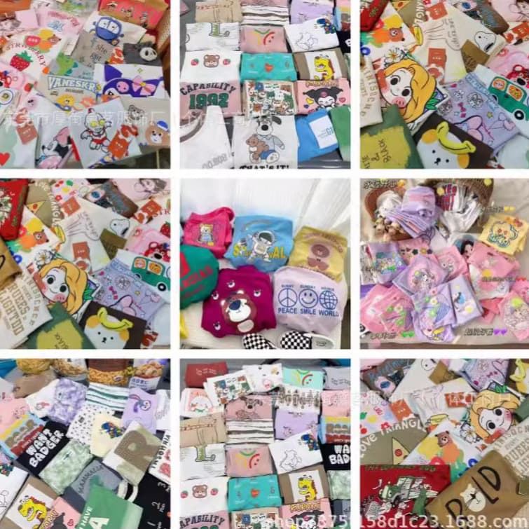 patpat Amazon Export marca ropa infantil miscelánea camisetas lindas y occidentales fabricantes misceláneos pago final liquidación de lotes mixtos imagen 1