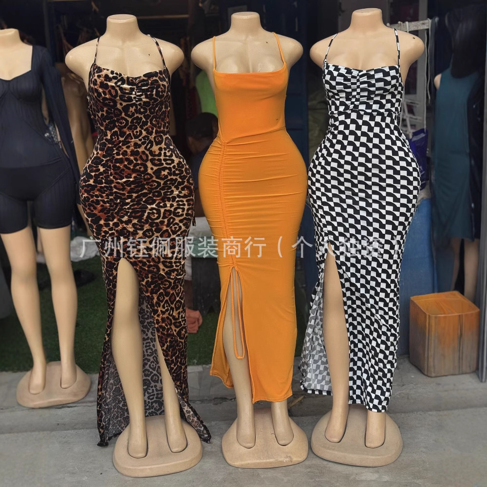 Vestidos Maxi Ceñidos de Fiesta con Tirantes y Espalda Descubierta imagen 1
