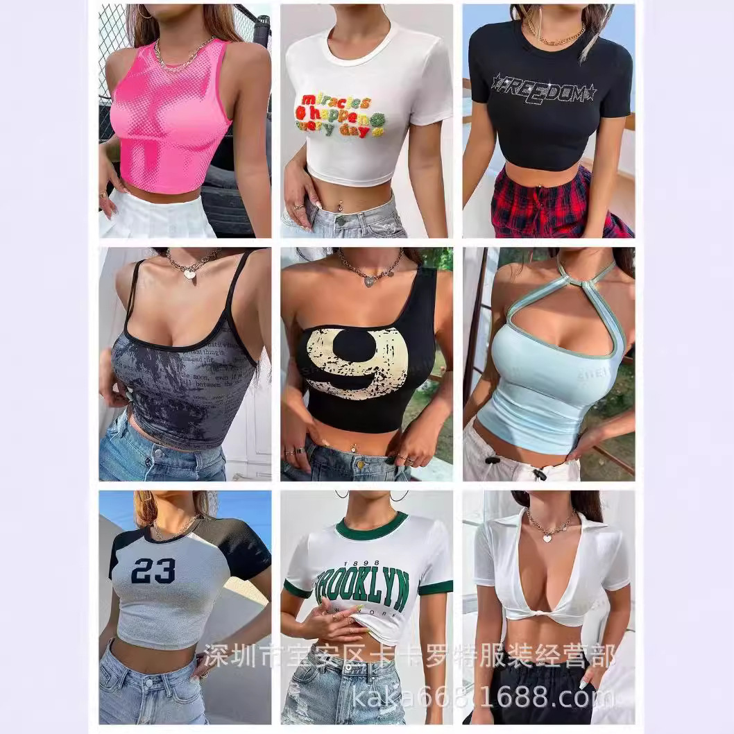 Camisetas de Algodón Oversize de Talla Grande con Estampados Gráficos imagen 1