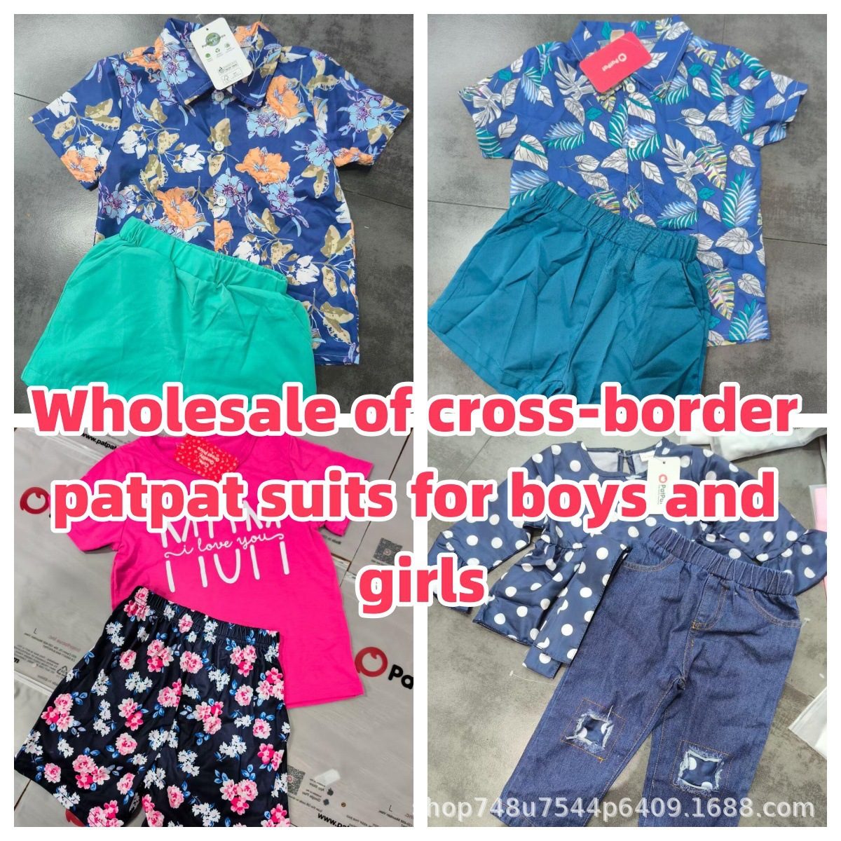 Vestidos y Conjuntos Infantiles de Verano de Marca Patpat imagen 1