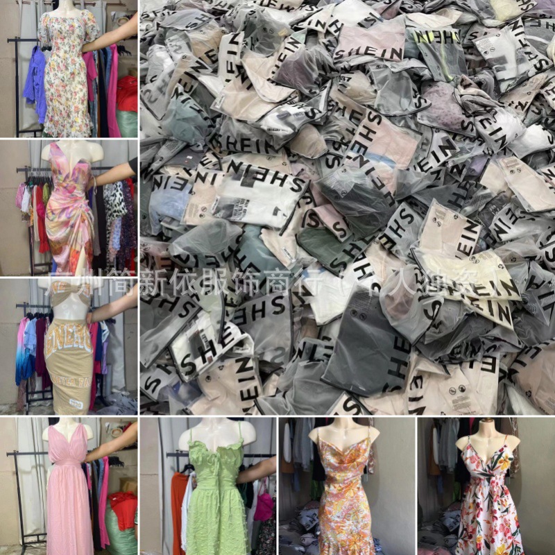 sheinExport vestido de mujer - lote de vestidos largos y cortos en bolsas transparentes imagen 1