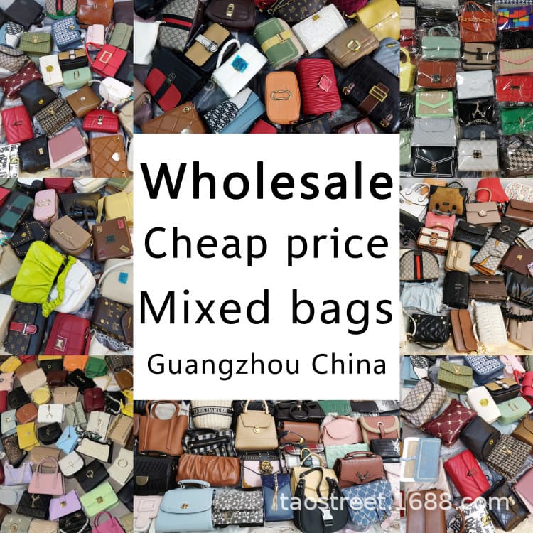 Bolsos de mano de mujer de diseño mixto a precio económico al por mayor imagen 1