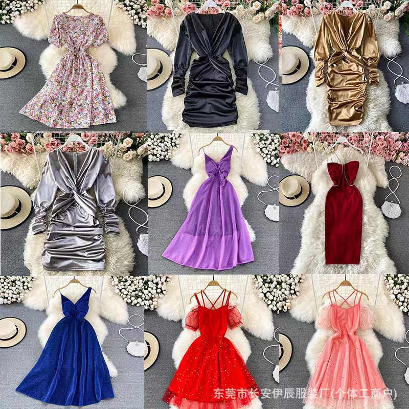Vestido Largo de Terciopelo Elegante con Abertura Lateral para Fiesta imagen 1