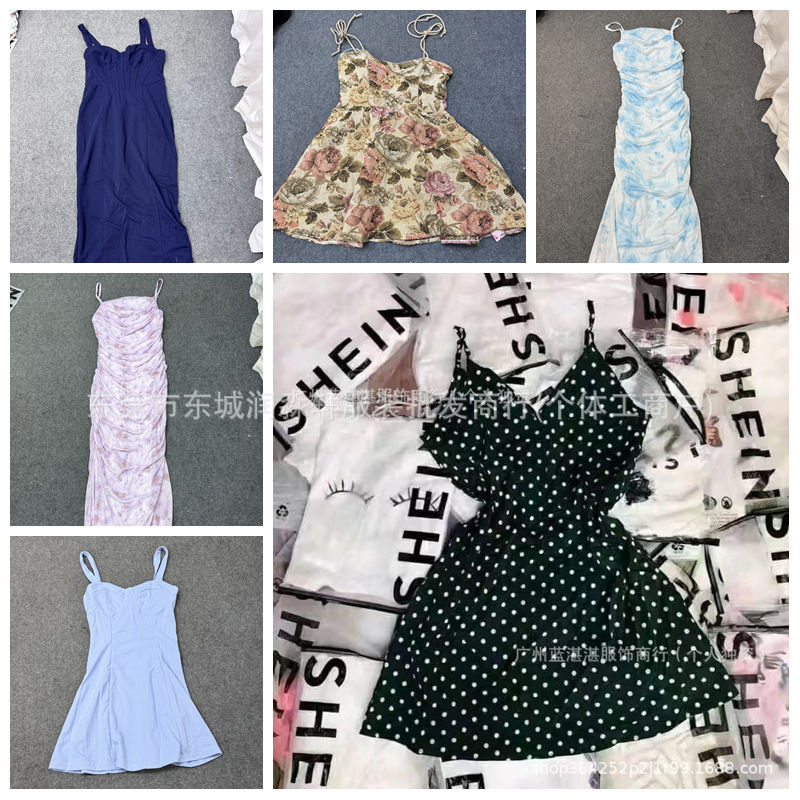 SHEIN Surtido de Estilos, Conjuntos - vestidos cortos veraniegos con tirantes en bolsas selladas imagen 1