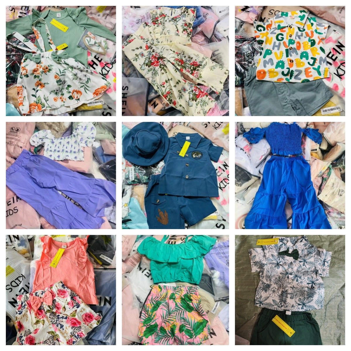 Exportación transfronteriza de ropa - conjuntos infantiles de dos piezas para niños imagen 1