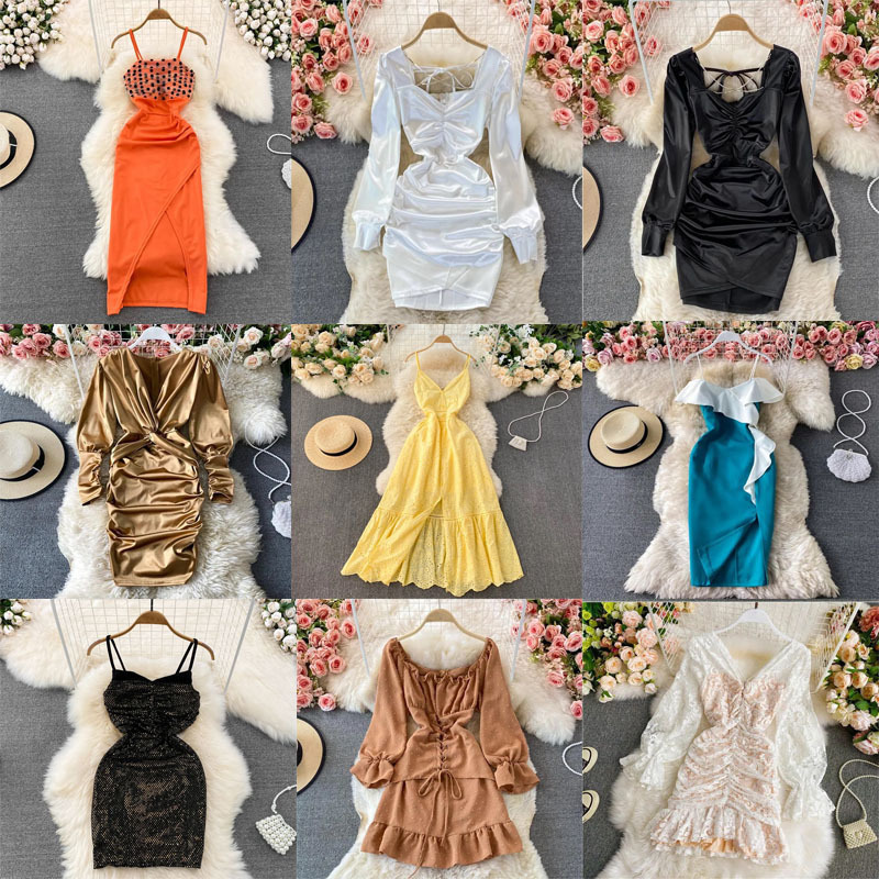 Vestidos Cortos Ceñidos con Fruncidos y Hombros Descubiertos Shein imagen 1