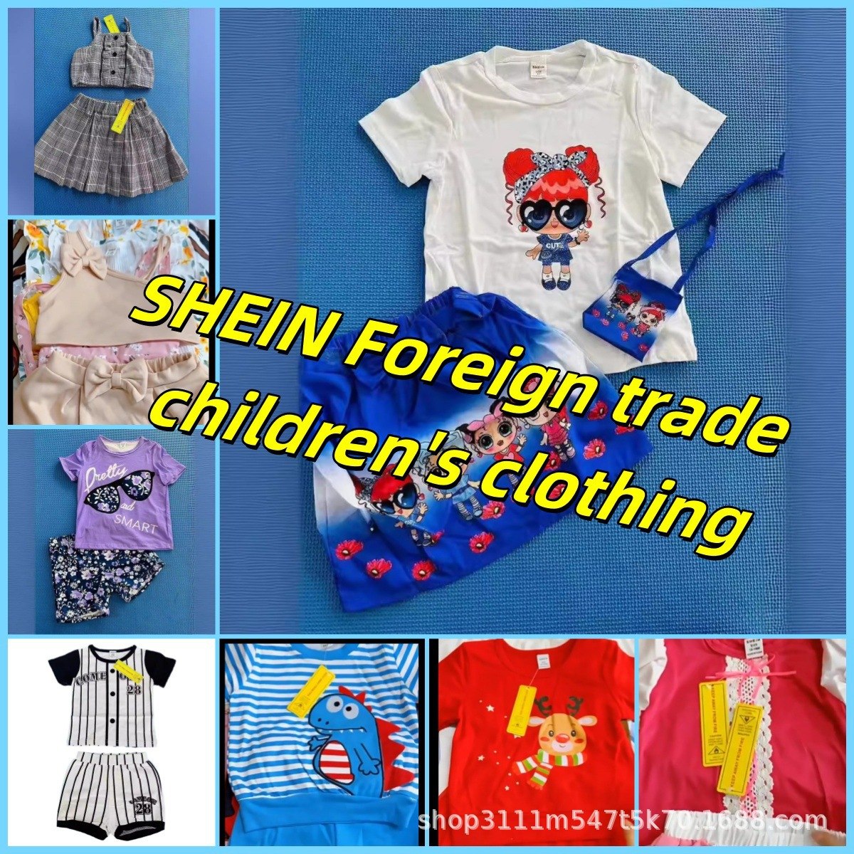 Lote Masivo de Ropa Infantil de Exportación en Bolsas Transparentes Patpat imagen 1
