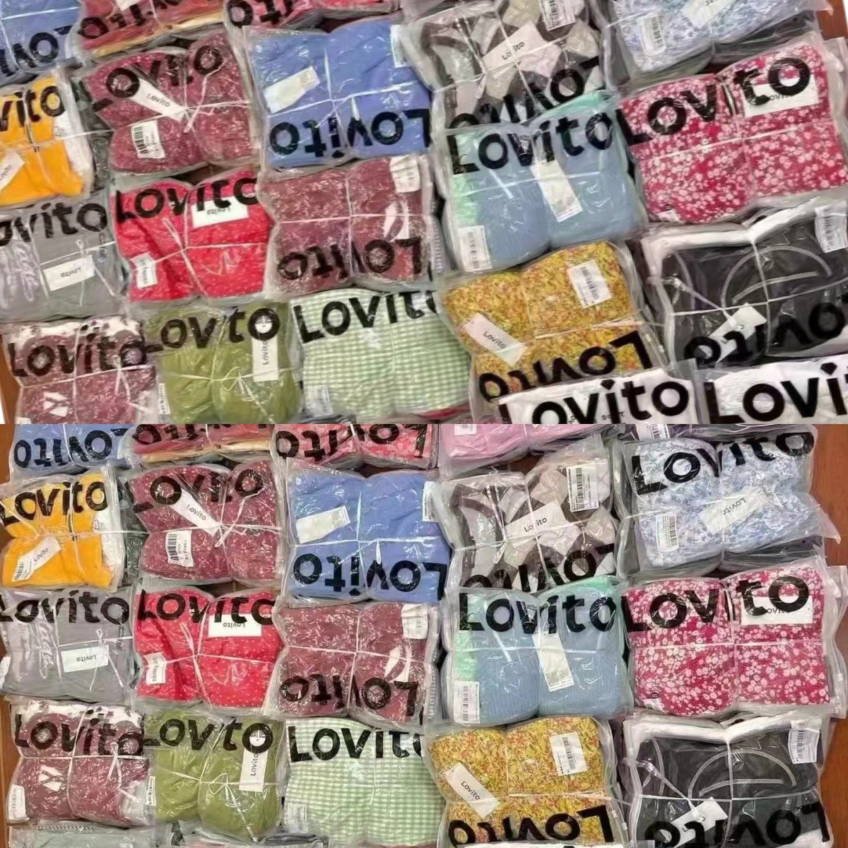 Lote de Camisetas y Tops Casuales Juveniles de Marca Lovito imagen 1