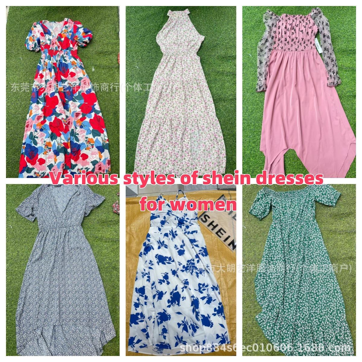 Vestidos Cortos de Verano con Volantes y Estampado de Lunares Shein imagen 1