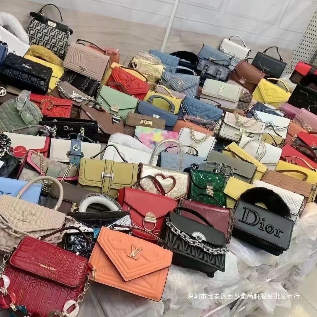 Exportación de moda, bolso Satchel, bolso combinable, bolso cruzado, stock de cola para mujer, suministro transfronterizo misceláneo, venta al por mayor imagen 1