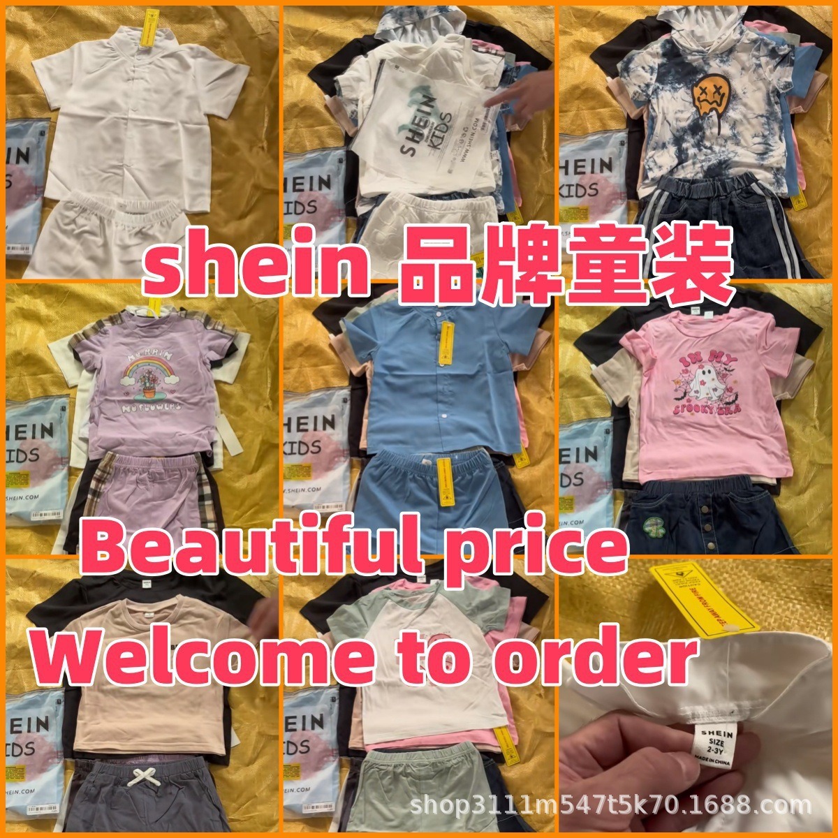 Conjunto Infantil de Blusa y Falda de Verano en Empaque Individual Shein Kids imagen 1