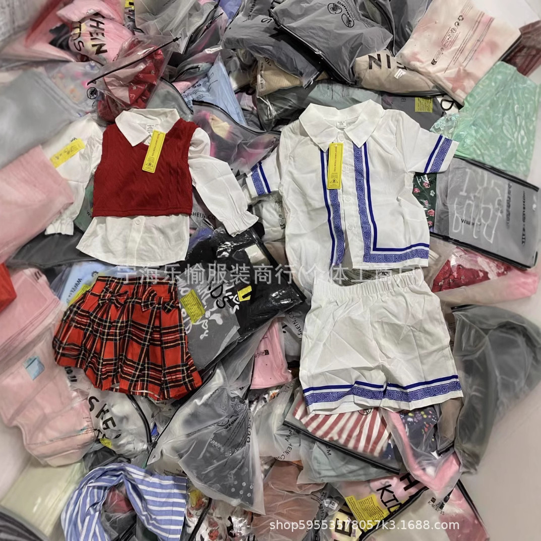 Conjunto de 2 Piezas de Falda y Top Infantil con Detalles de Encaje Shein imagen 1
