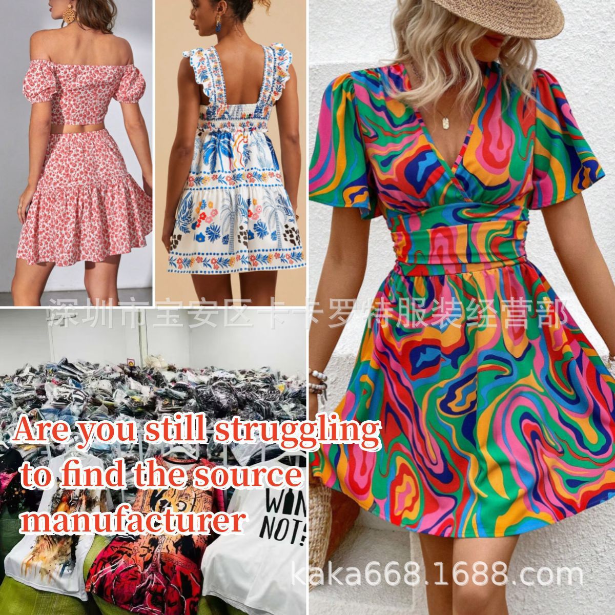 Vestidos Cortos Playeros con Estampados Florales y Escote Cruzado imagen 1