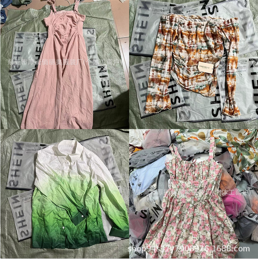 Tops, tirantes y vestidos varios - blusas fruncidas de manga corta y vestidos ligeros imagen 1