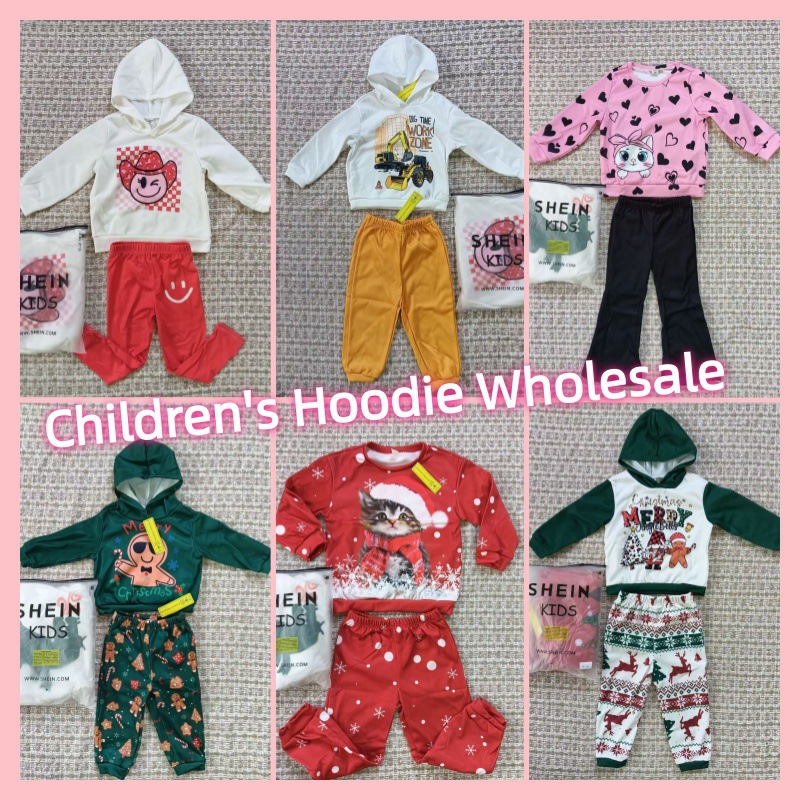 Lote de Ropa Infantil con Conjuntos de Sudadera y Pantalón de Dibujos imagen 1