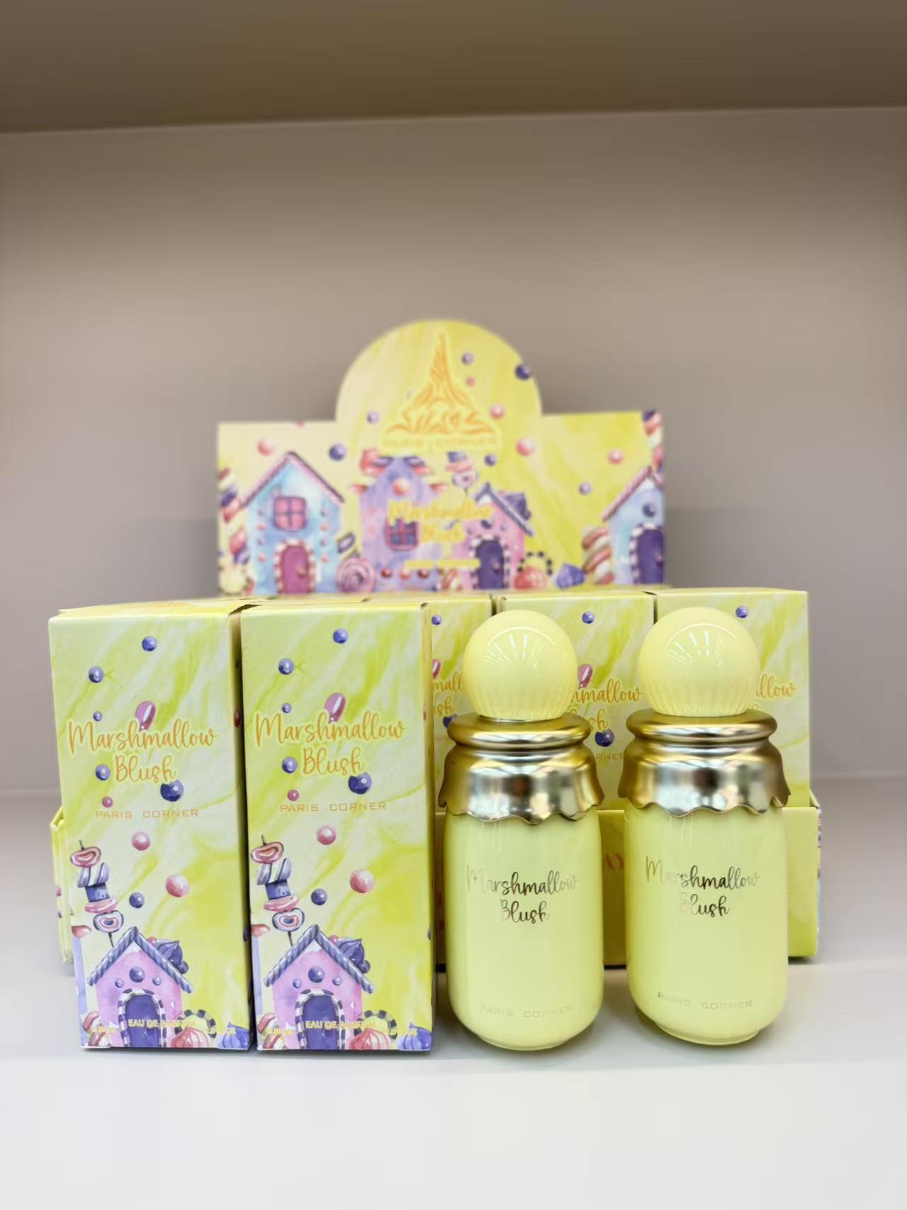 Perfume para mujer Kayali Cotton Candy Butterfly Bread Malvavisco amarillo 30 ml imagen 1