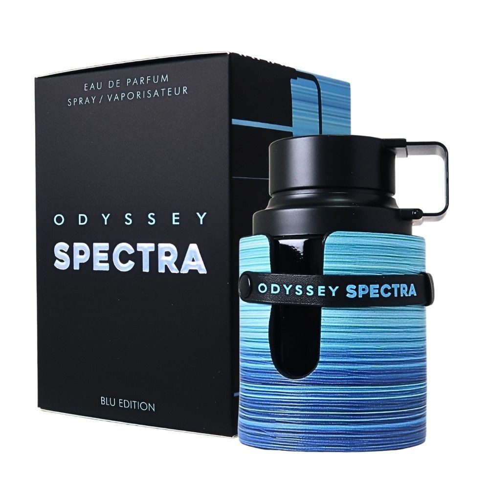 Afnan Suprema - Botella de agua Amarf con rayas azules imagen 1