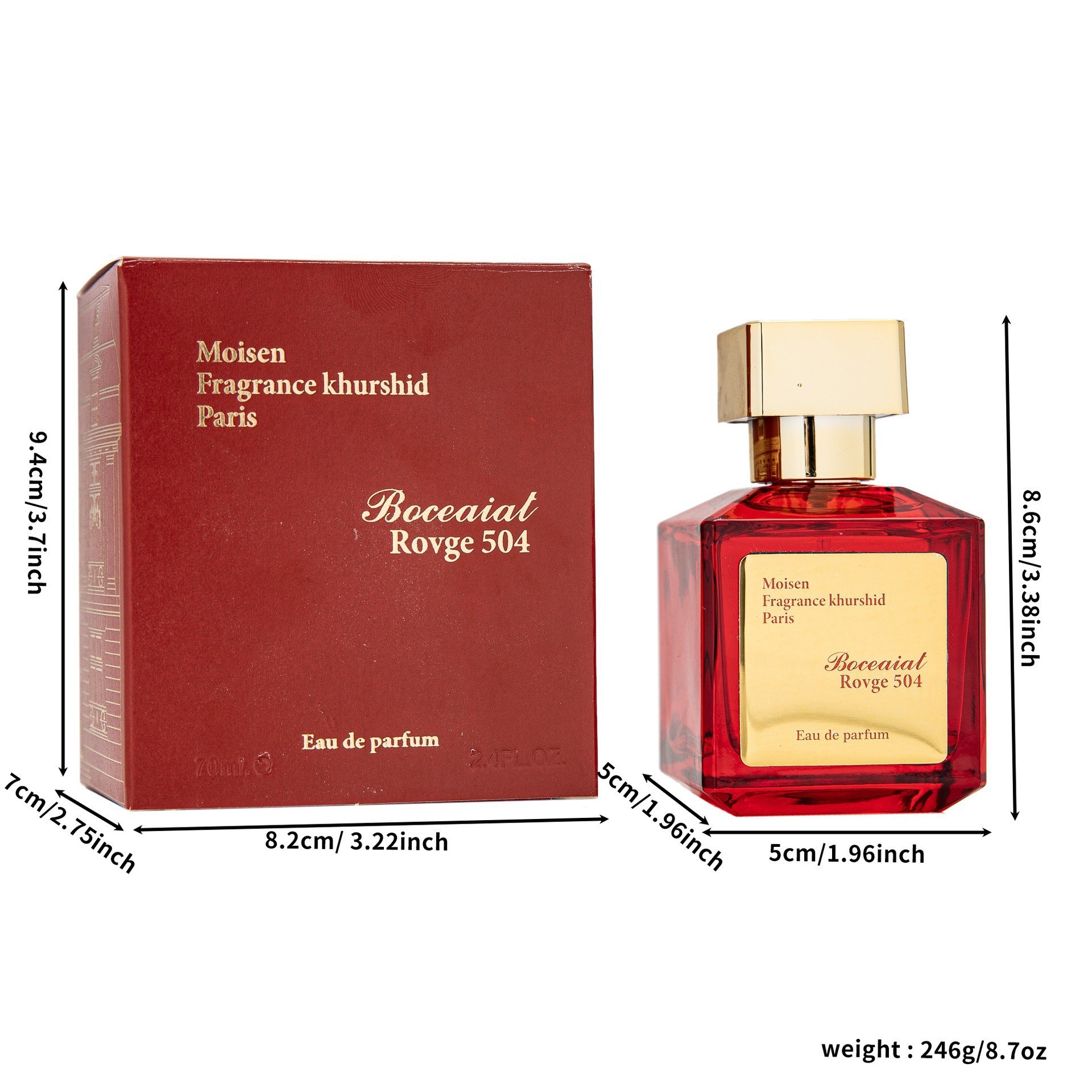 Perfume de mujer arabe de Dubai de Oriente Medio - Fragancia Yara - Baccarat B018 imagen 1